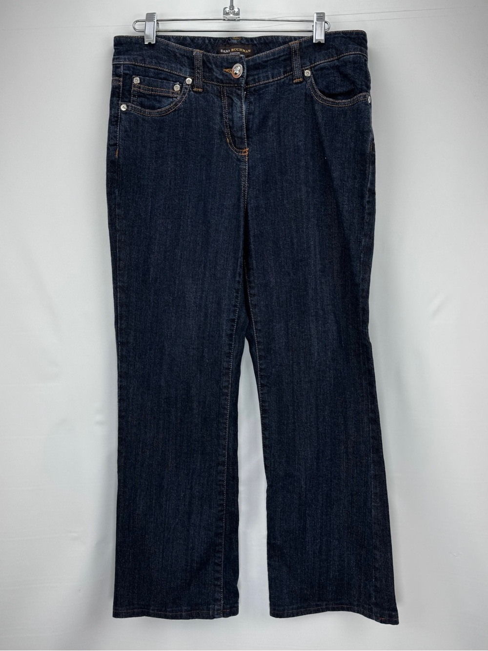 Dark Blue Women's Straight-Leg Jeans